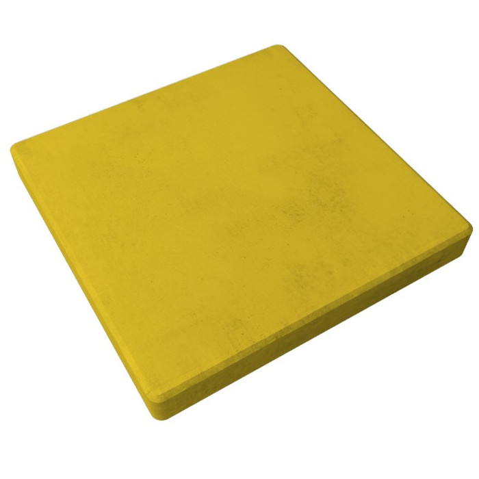Квадратная тротуарная плитка 300х300х40 Желтый